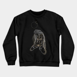 witchy woman halloween witch witchcraft wiccan wicca vibes Crewneck Sweatshirt